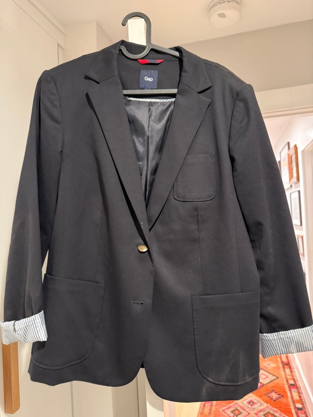 GAP Black Single-Button Women's Blazer